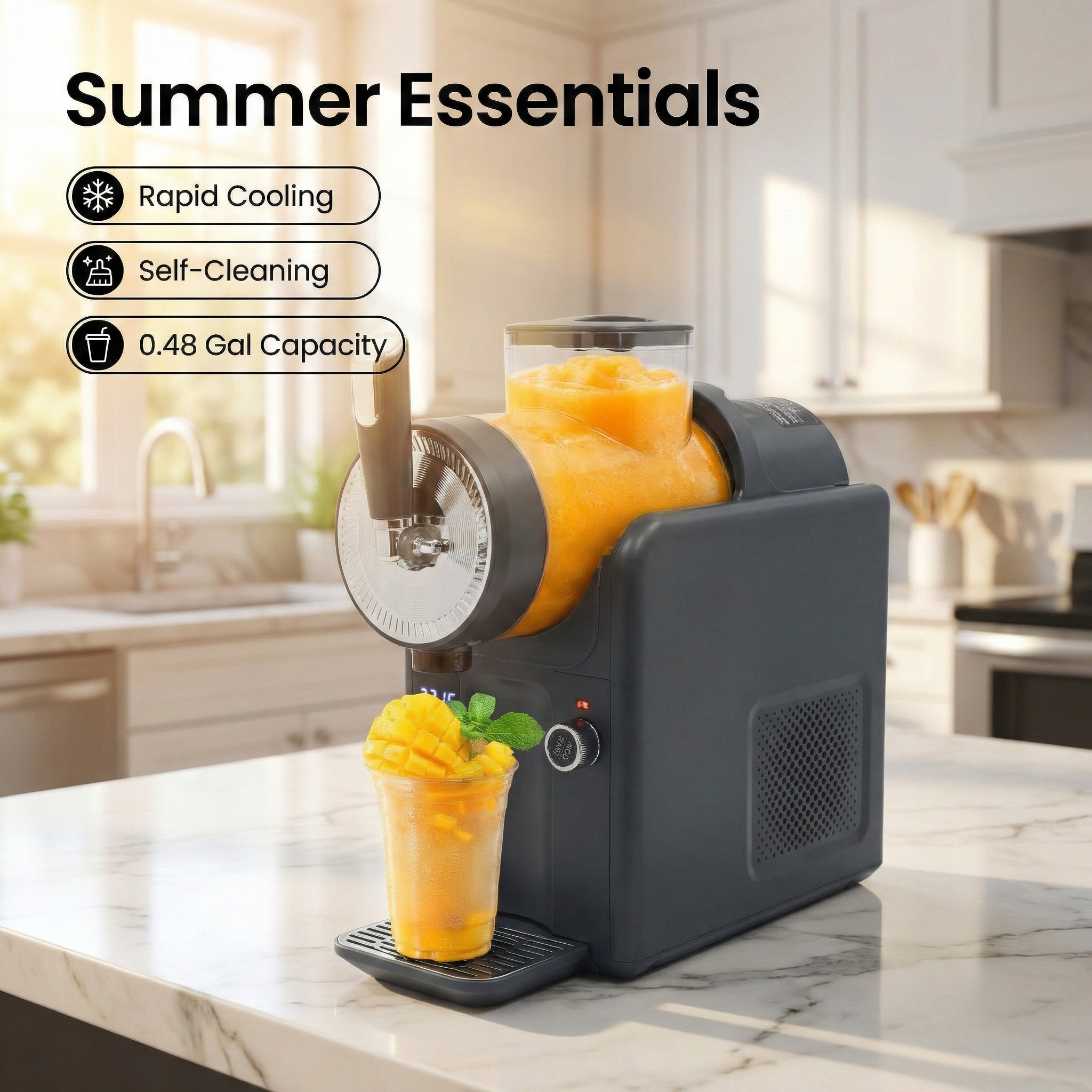 Commercial Kitchen In Home - Commercial Slushy Machine Countertop Frozen Drink