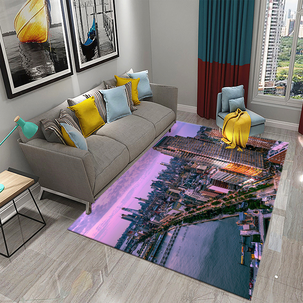 Commercial Kitchen New York - New York Street View Carpet for