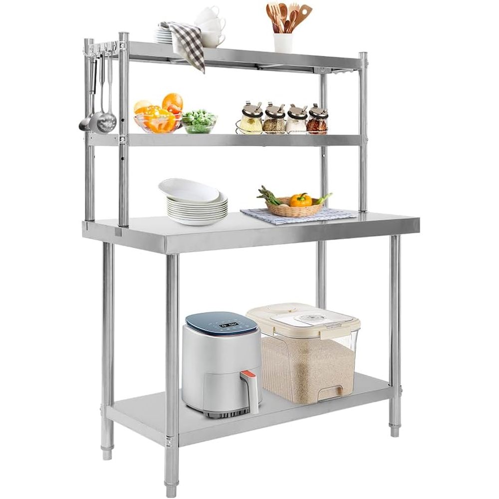 Commercial Kitchen In Home - 48x24 Stainless Steel Kitchen Prep Table