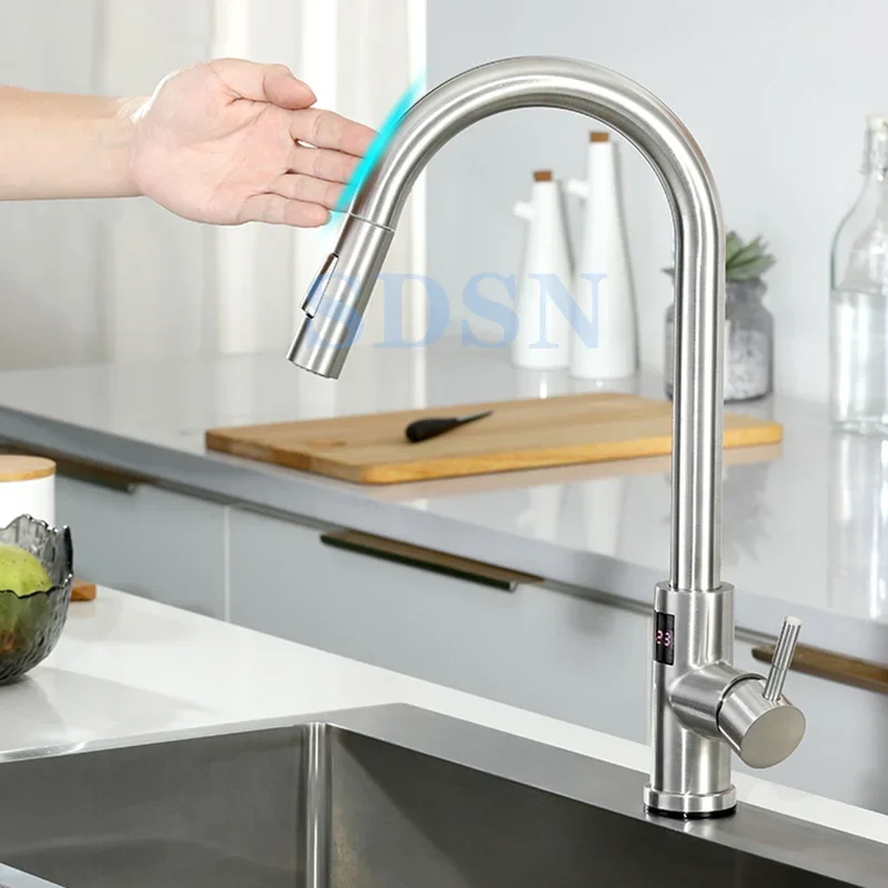 Digital Touch on Kitchen Fauce - Commercial Kitchen Faucet avaliação e preço