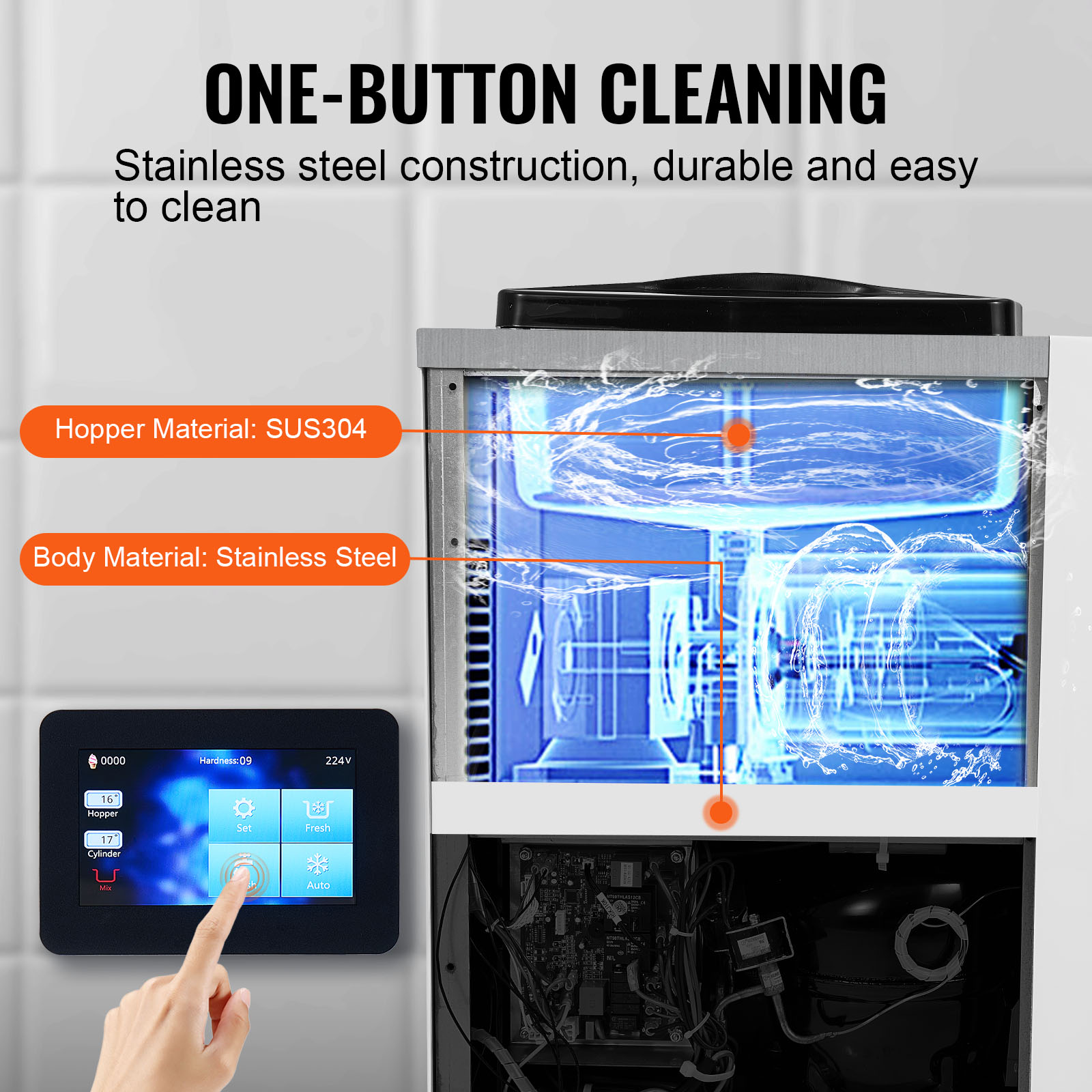 SucceBuy Commercial Ice Cream  - Commercial Ice Maker avaliação e preço