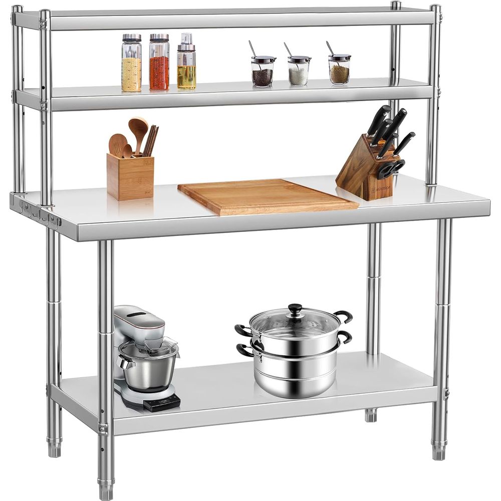 Commercial 36x24 Stainless Ste - Commercial Kitchen Prep Table With Storage avaliação e preço