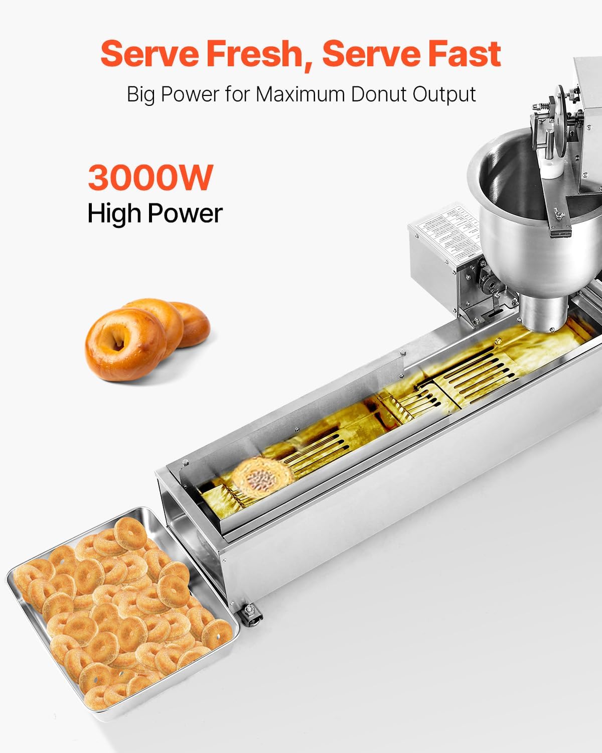 VEVOR Commercial Automatic Don - Donut Making Machine avaliação e preço