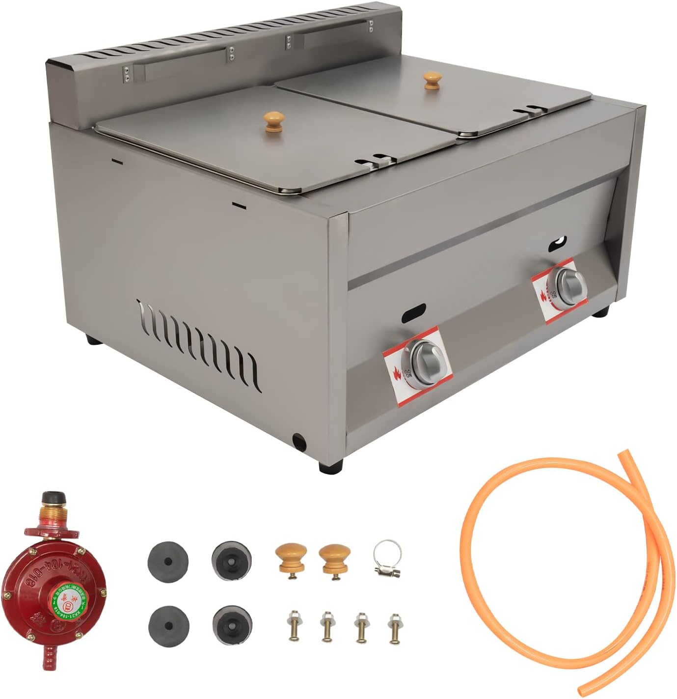 Propane LPG Gas Deep Fryer 2 B - Deep Fryer Commercial avaliação e preço