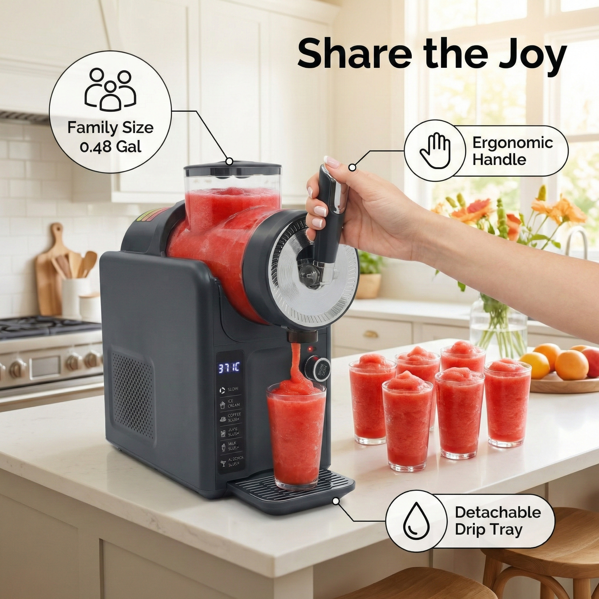Commercial Slushy Machine Coun - Commercial Kitchen In Home avaliação e preço