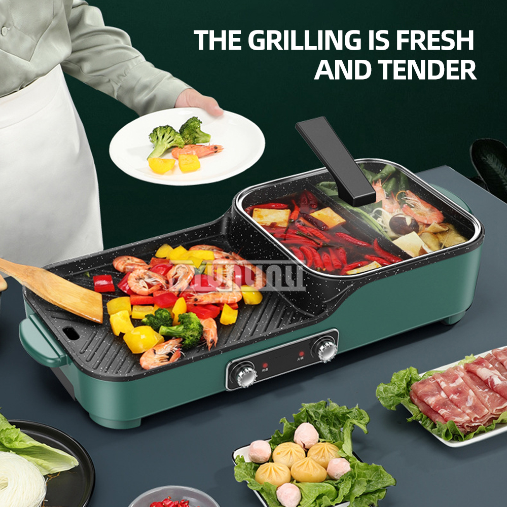 Barbecue Hot Pot Machine House - Teppanyaki Grill Table avaliação e preço