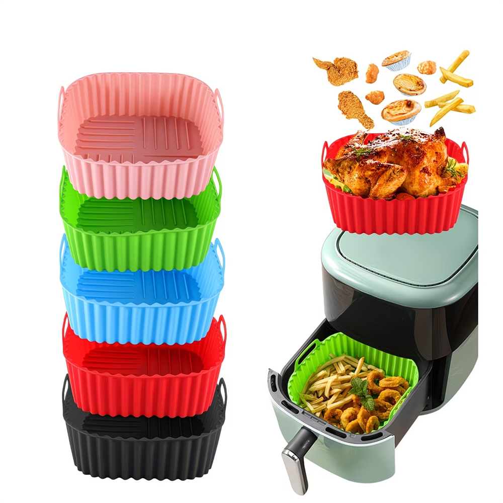 1pc Reusable Silicone Air Frye - Deep Fryer Commercial avaliação e preço