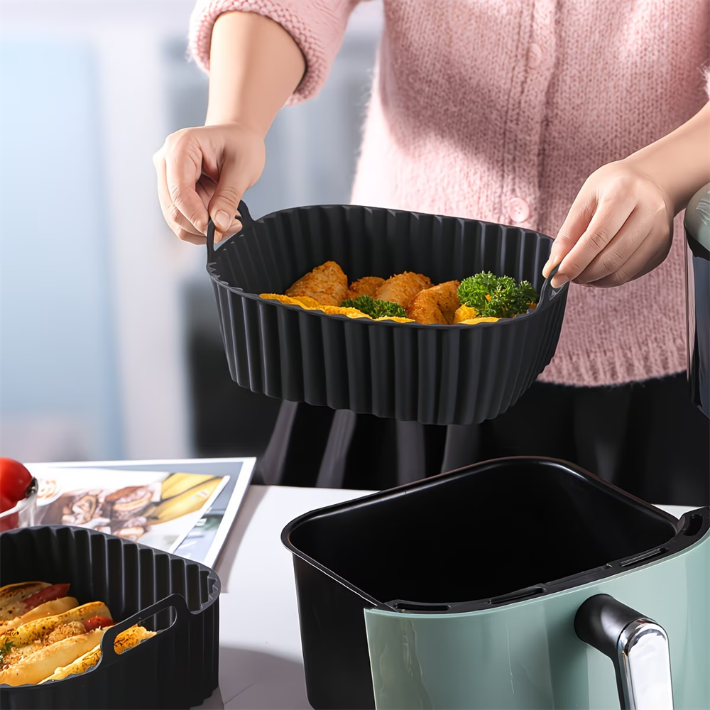 1pc Reusable Silicone Air Frye - Deep Fryer Commercial avaliação e preço