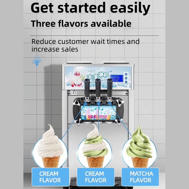 Household 220v 1200W Ice Cream - Commercial Ice Maker avaliação e preço