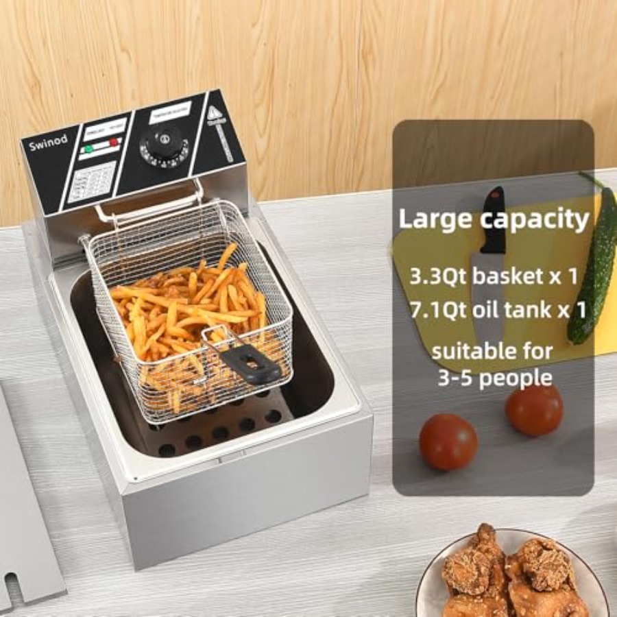 Electric Deep Fryer with Baske - Deep Fryer Commercial avaliação e preço