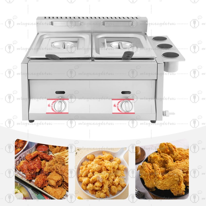 NEW Commercial Gas Deep Fryer  - Deep Fryer Commercial avaliação e preço