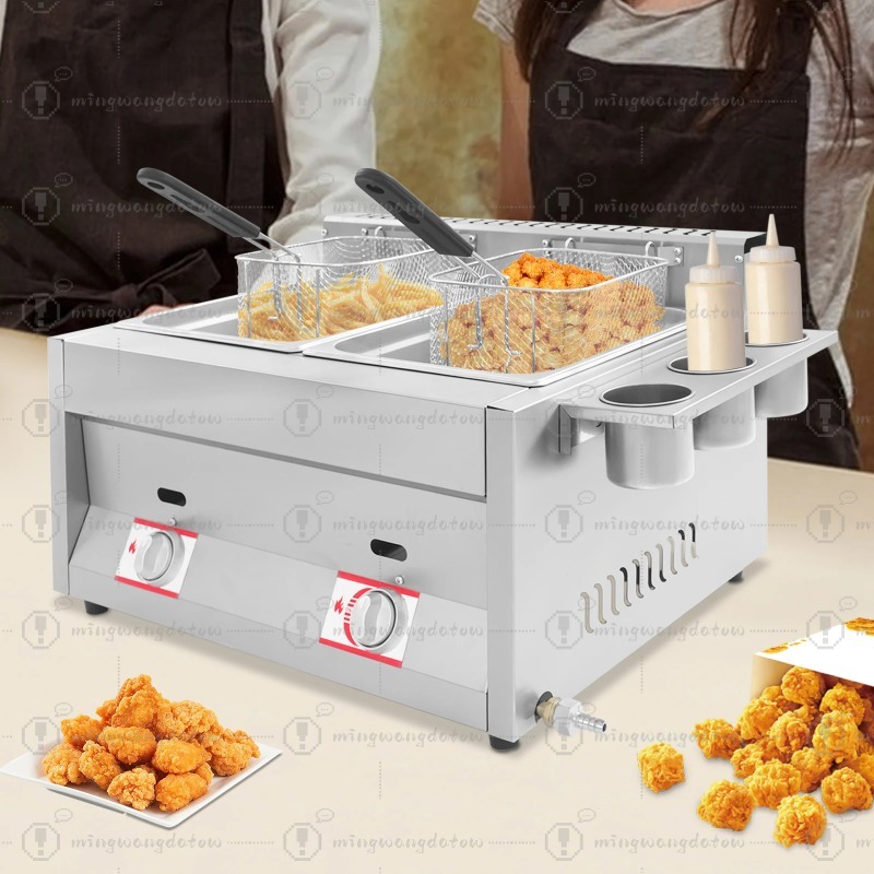 NEW Commercial Gas Deep Fryer  - Deep Fryer Commercial avaliação e preço