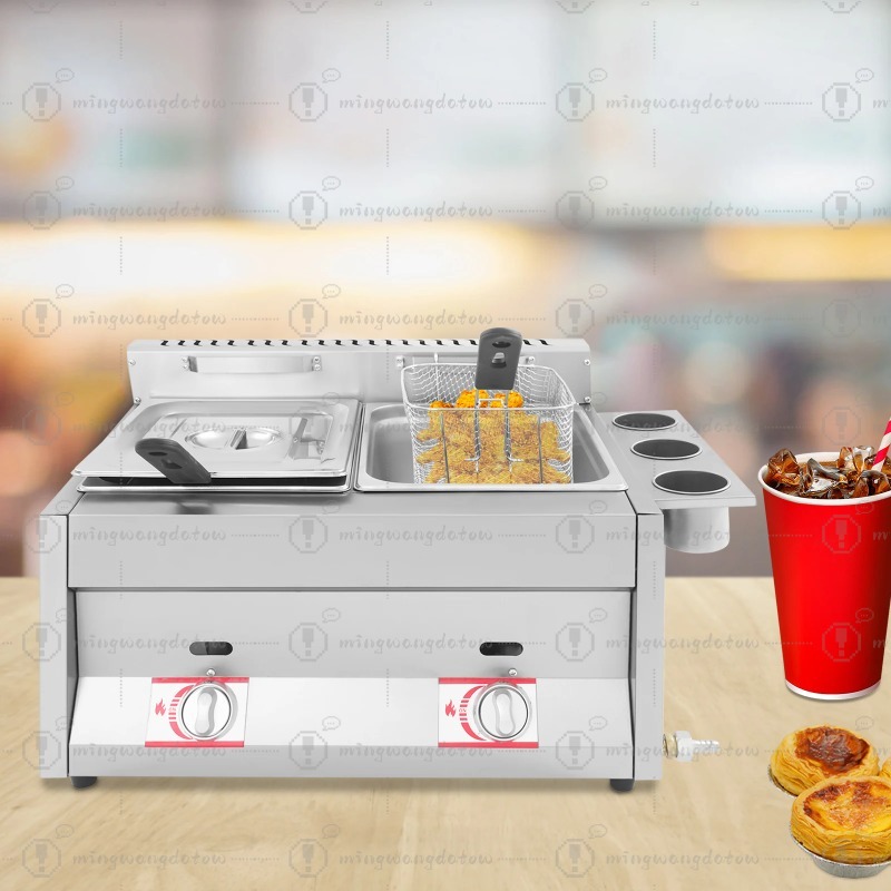 NEW Commercial Gas Deep Fryer  - Deep Fryer Commercial avaliação e preço