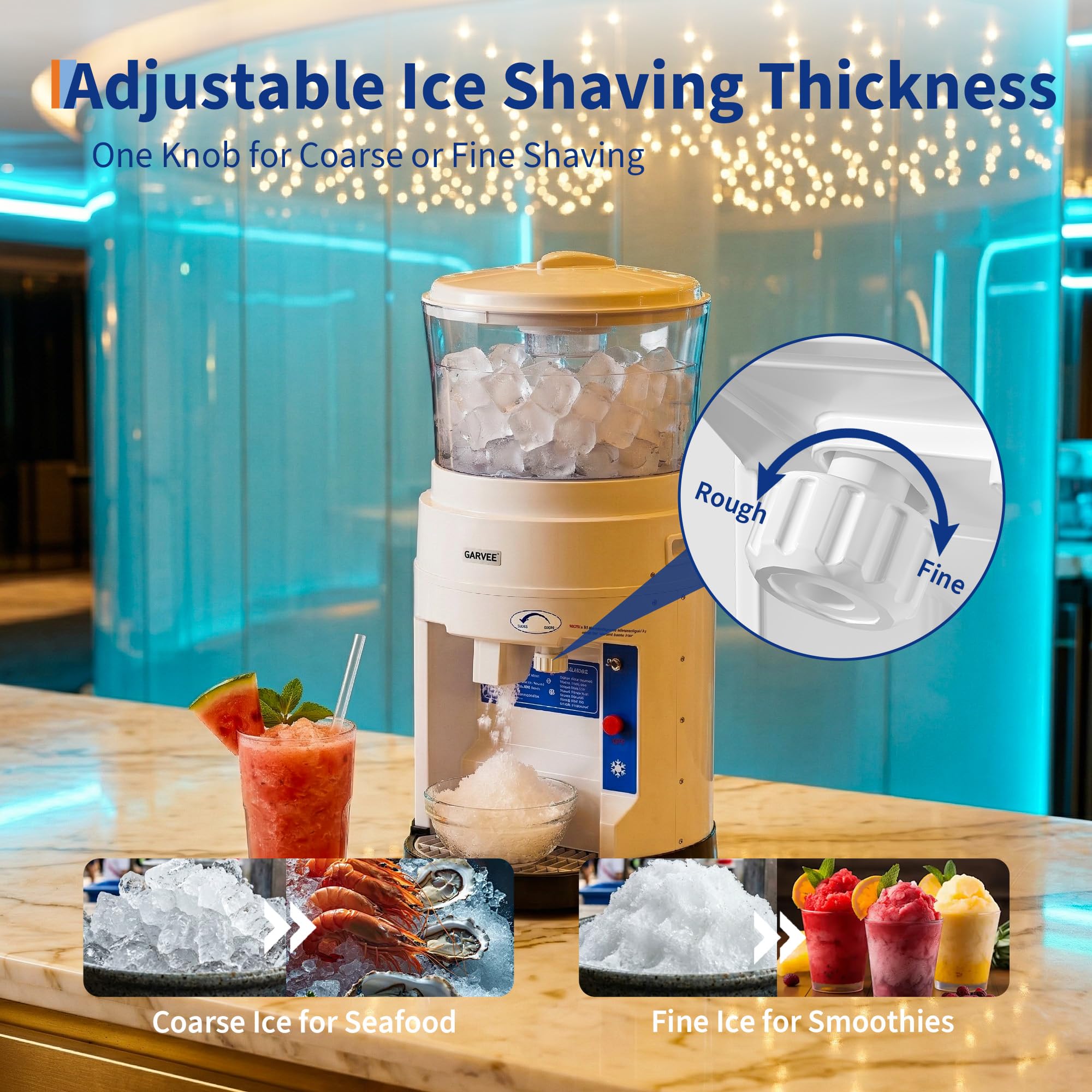 650W Commercial Ice Shaver Mac - Commercial Ice Maker avaliação e preço