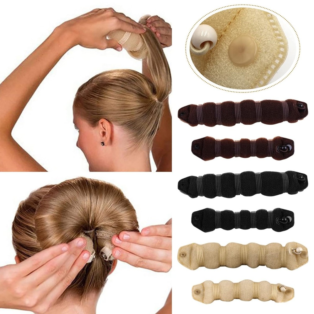 Cute DIY Donut Hair Curler Dur - Donut Making Machine avaliação e preço