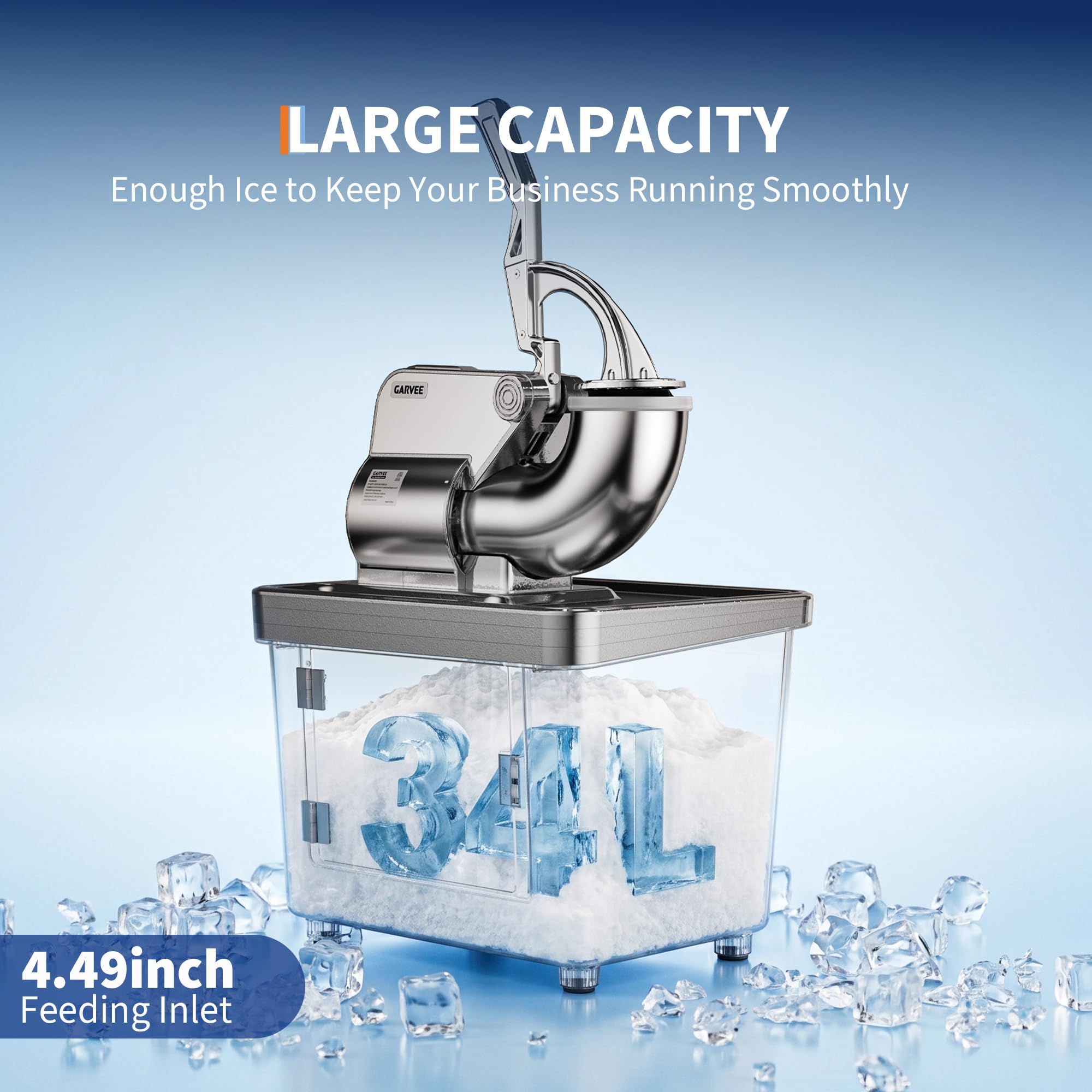 Heavy Duty Ice Shaver Machine  - Commercial Ice Maker avaliação e preço