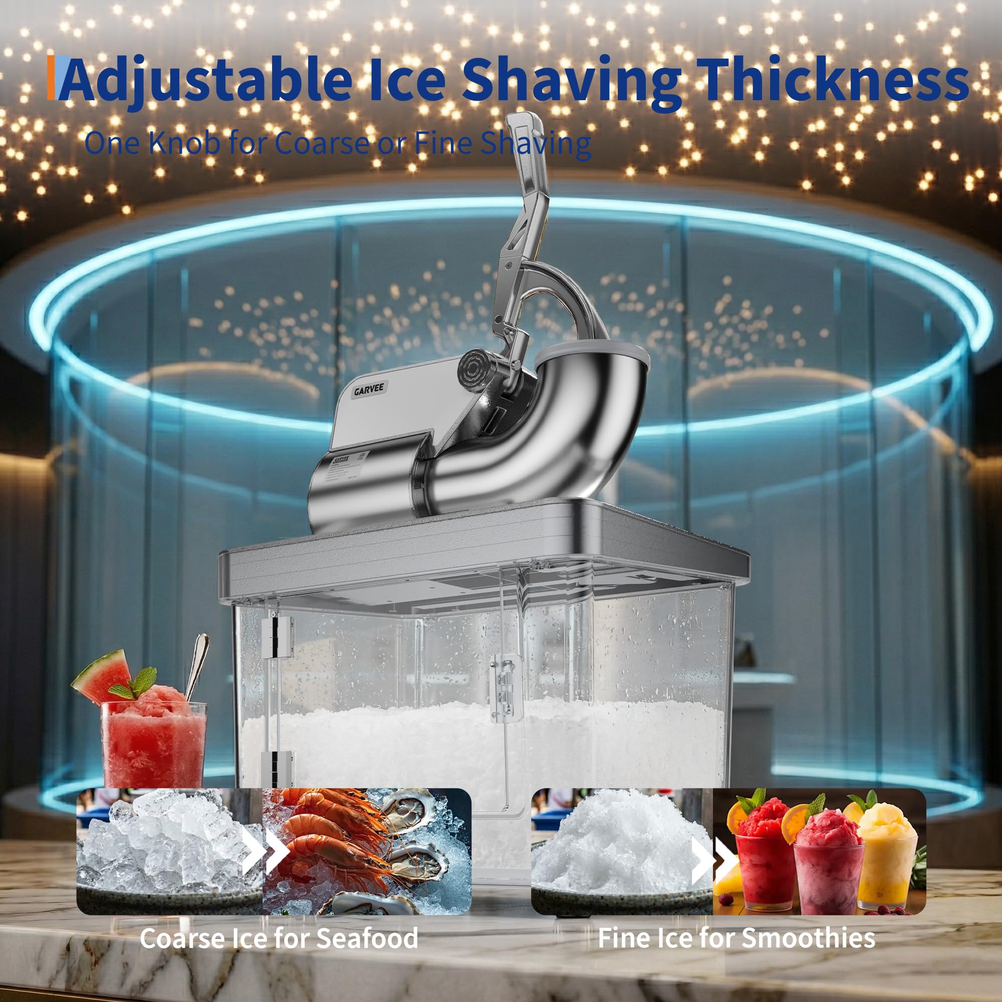 Heavy Duty Ice Shaver Machine  - Commercial Ice Maker avaliação e preço