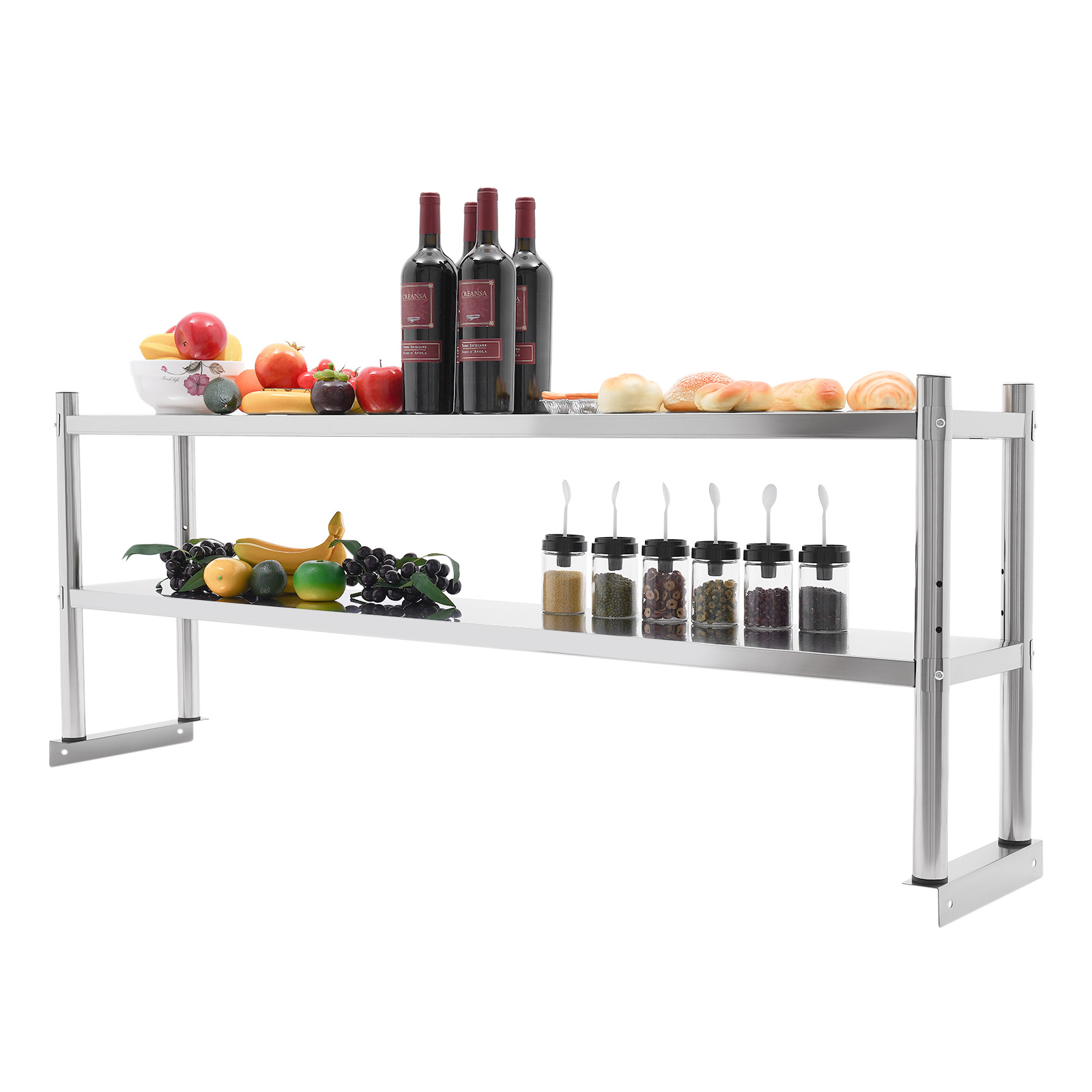 Stainless Steel Heavy Duty She - Commercial Kitchen Prep Table With Storage avaliação e preço