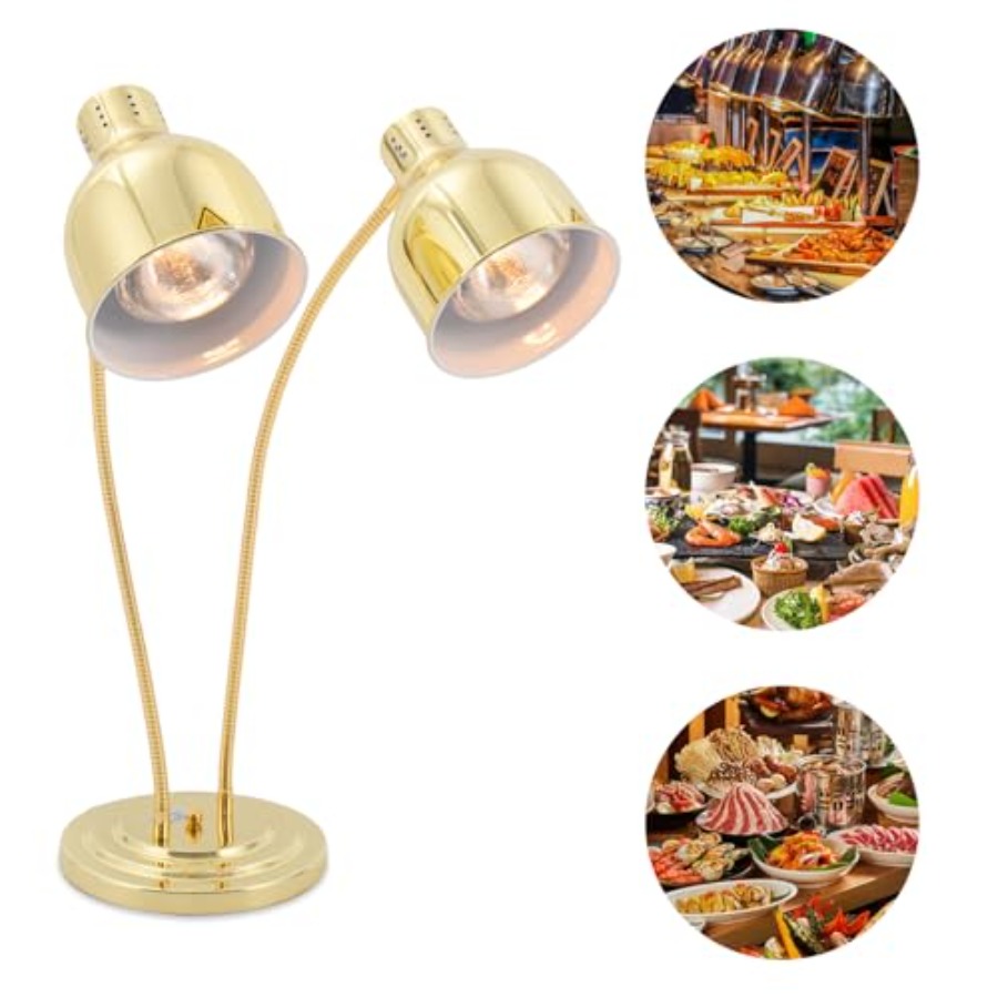 2-Head Food Warmer Lamp for Re - Commercial Kitchen Kitchen avaliação e preço