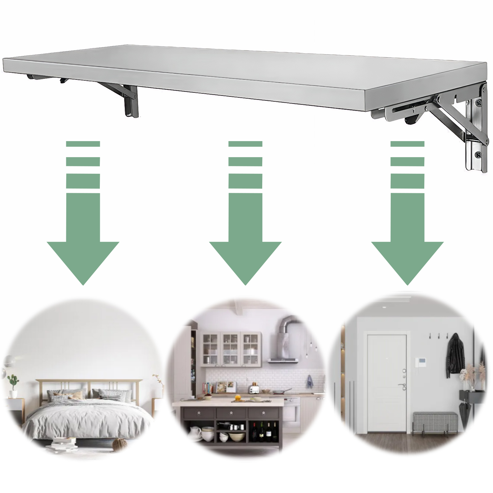 Stainless Steel Folding Storag - Commercial Kitchen Prep Table With Storage avaliação e preço