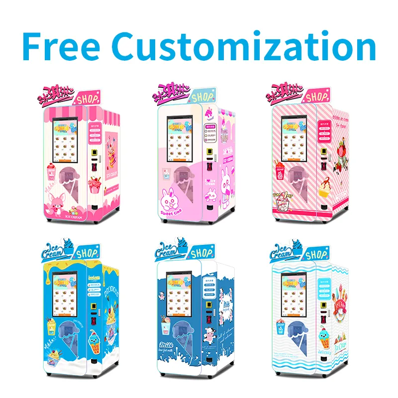 Soft Ice Cream Vending Machine - Commercial Ice Maker avaliação e preço
