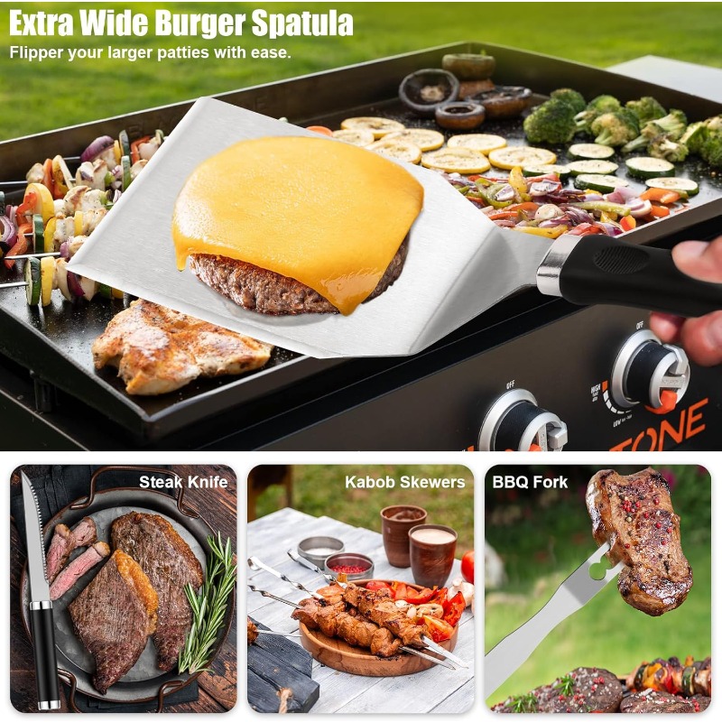 Griddle Accessories Kit,Profes - Teppanyaki Grill Table avaliação e preço