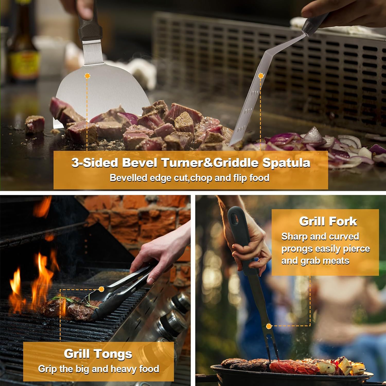 Griddle Accessories Kit,Profes - Teppanyaki Grill Table avaliação e preço