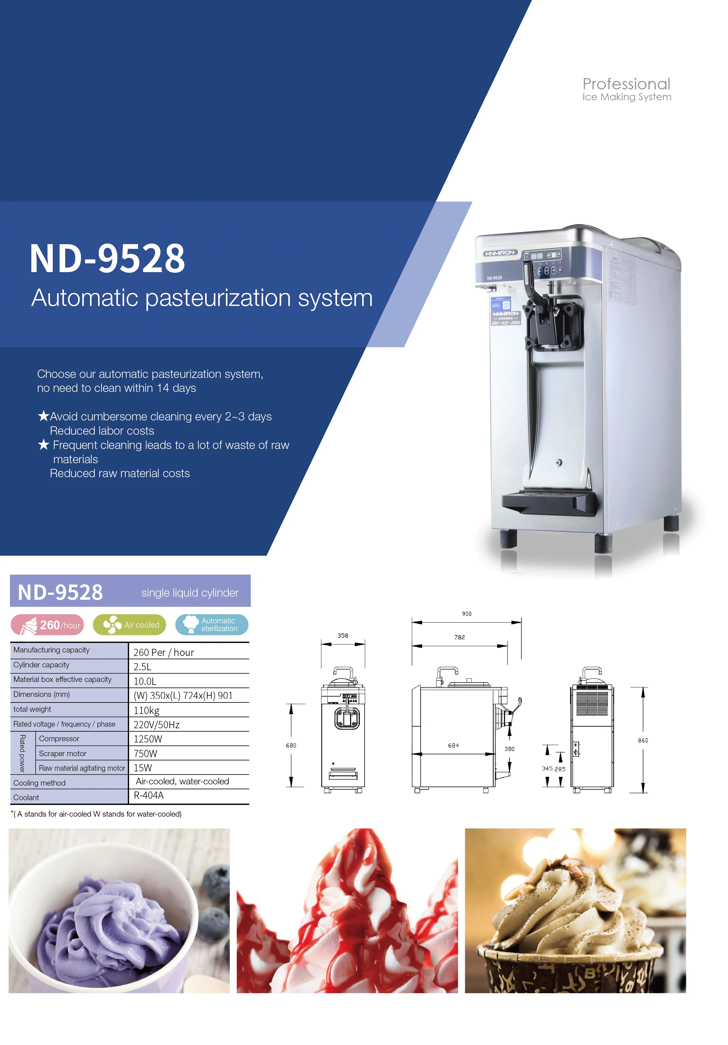 New Ice Cream Maker / Commerci - Commercial Ice Maker avaliação e preço