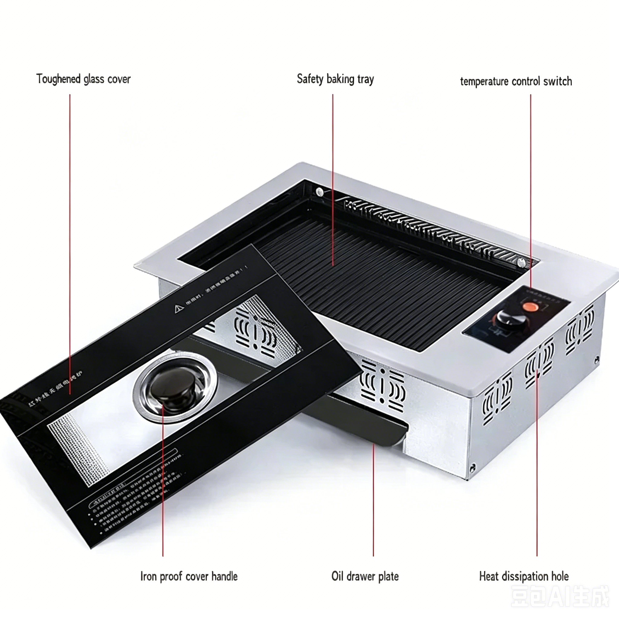 Korean Stainless Steel Electri - Teppanyaki Grill Table avaliação e preço