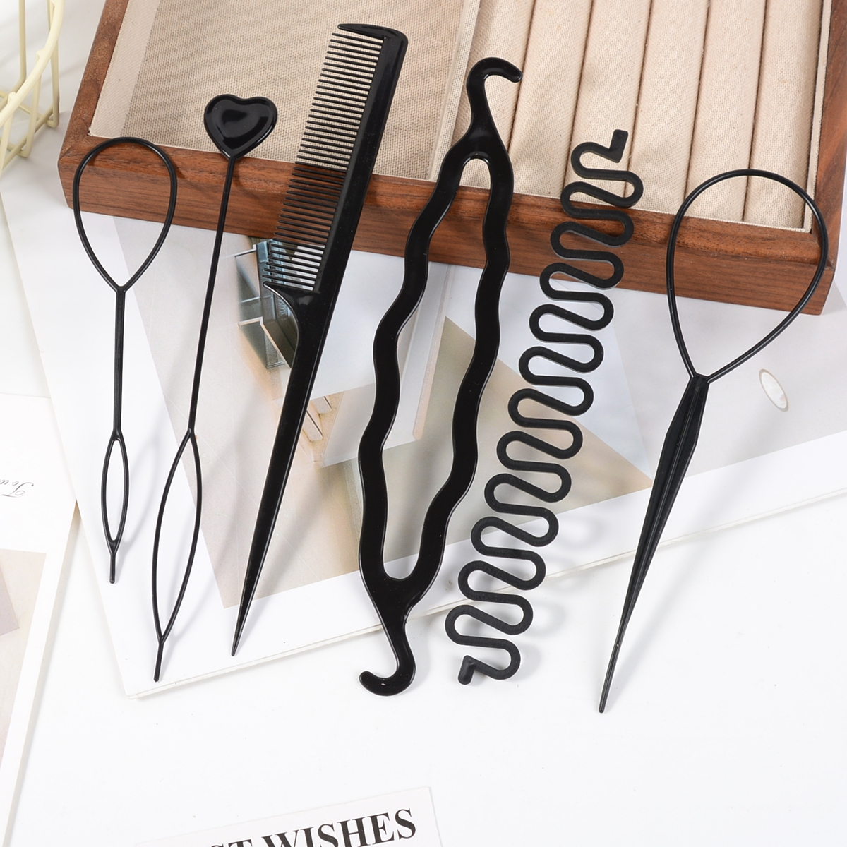 6Pcs/Set Multiple Magic Hair B - Donut Making Machine avaliação e preço