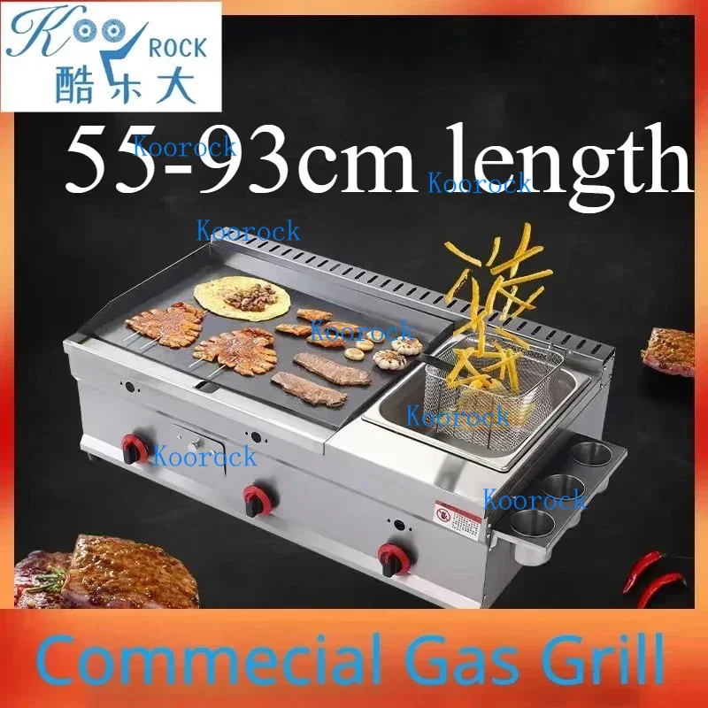 Commercial Gas Griddle & Fryer - Teppanyaki Grill Table avaliação e preço