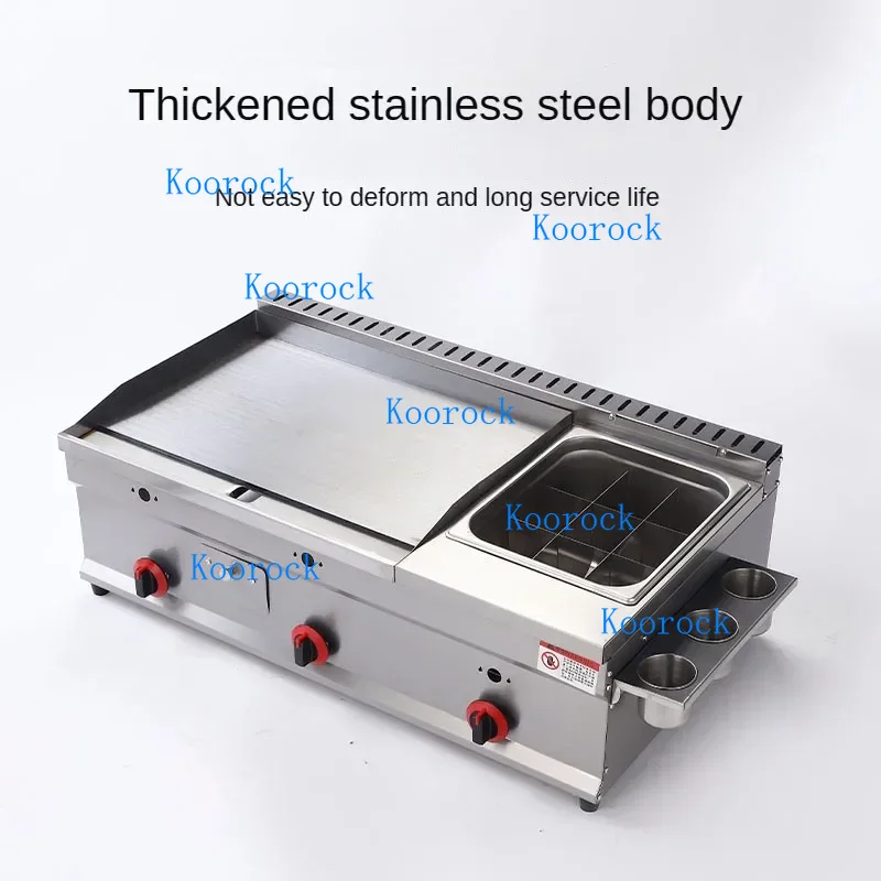 Commercial Gas Griddle & Fryer - Teppanyaki Grill Table avaliação e preço