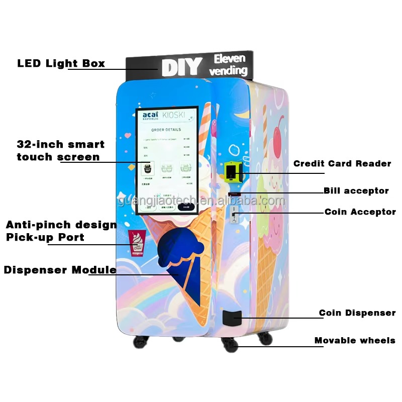 Smart Commercial Ice Cream Ven - Commercial Ice Maker avaliação e preço