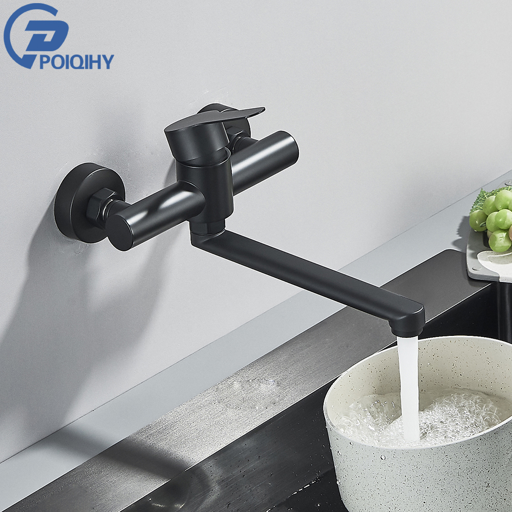 Black Wall Mounted Kitchen Fau - Commercial Kitchen Faucet avaliação e preço