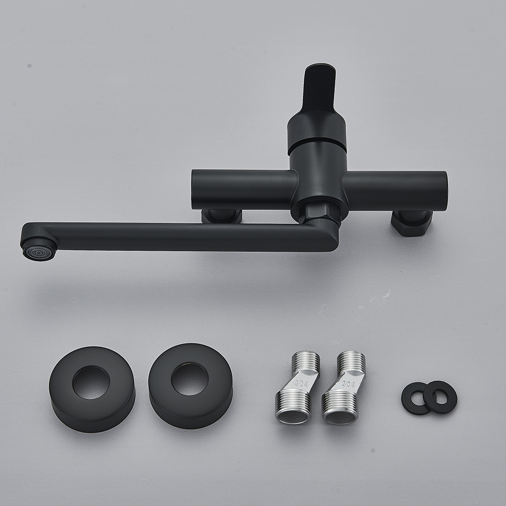 Black Wall Mounted Kitchen Fau - Commercial Kitchen Faucet avaliação e preço