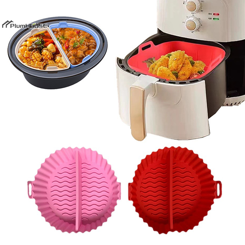 1Pcs Silicone Air Fryer Oven B - Deep Fryer Commercial avaliação e preço