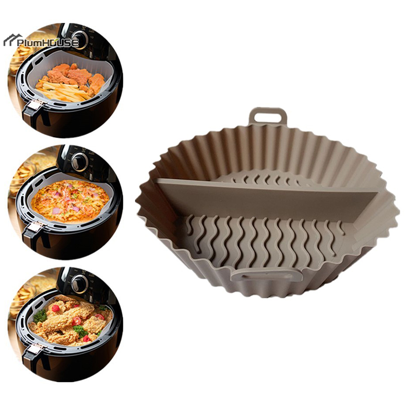 1Pcs Silicone Air Fryer Oven B - Deep Fryer Commercial avaliação e preço