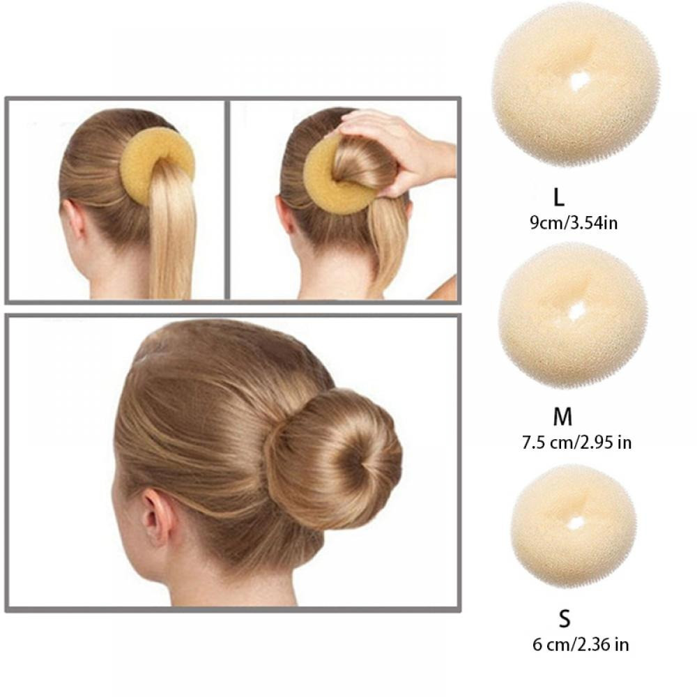 3pc/set Hair Bun Maker Donut M - Donut Making Machine avaliação e preço