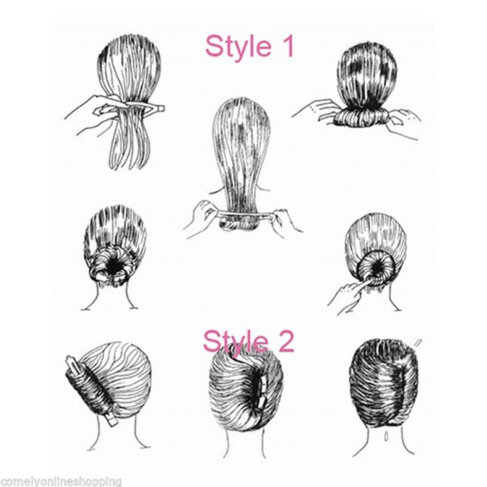 New Women Formal DIY Hair Stic - Donut Making Machine avaliação e preço