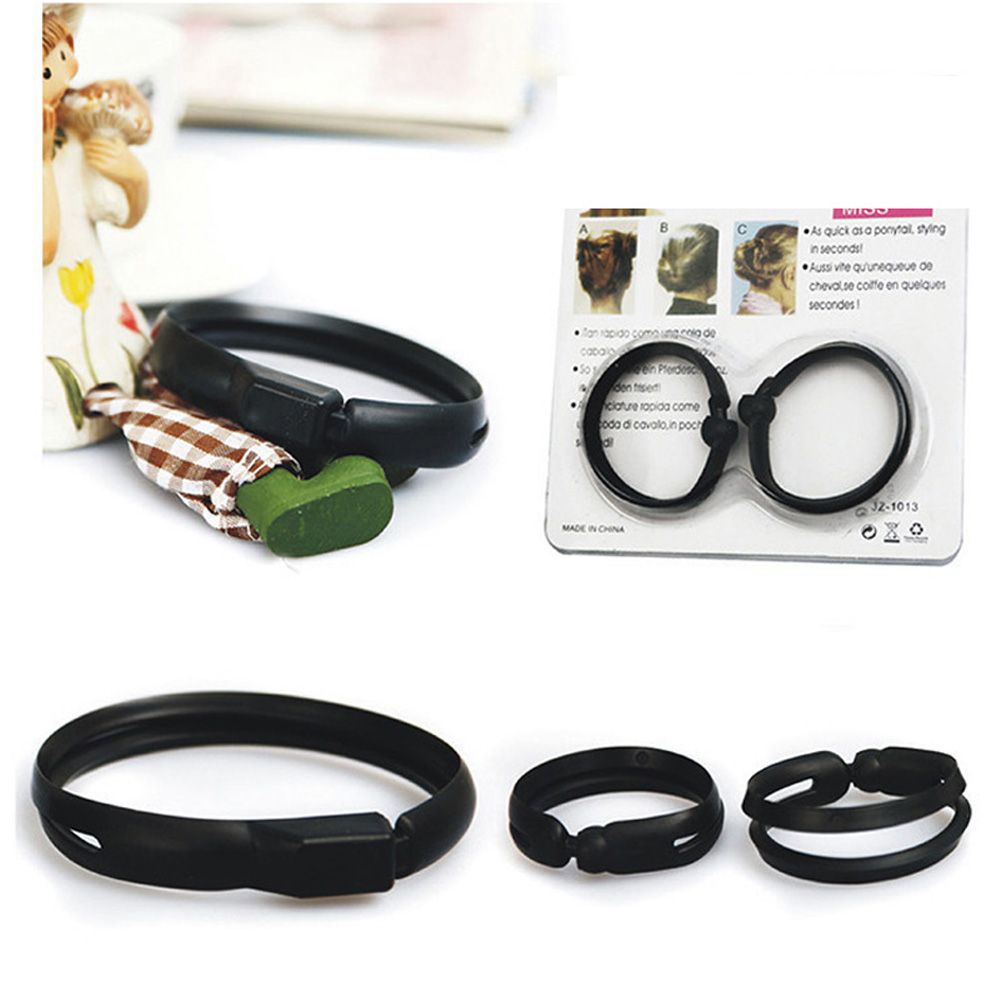 New Women Formal DIY Hair Stic - Donut Making Machine avaliação e preço