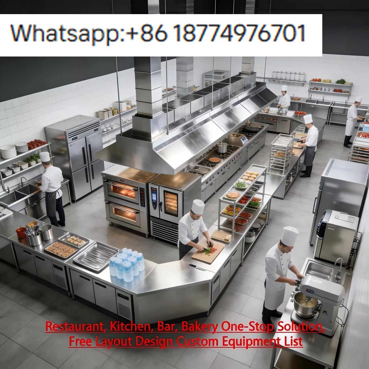KFC Commercial Fast Food Equip - Commercial Kitchen Layout avaliação e preço