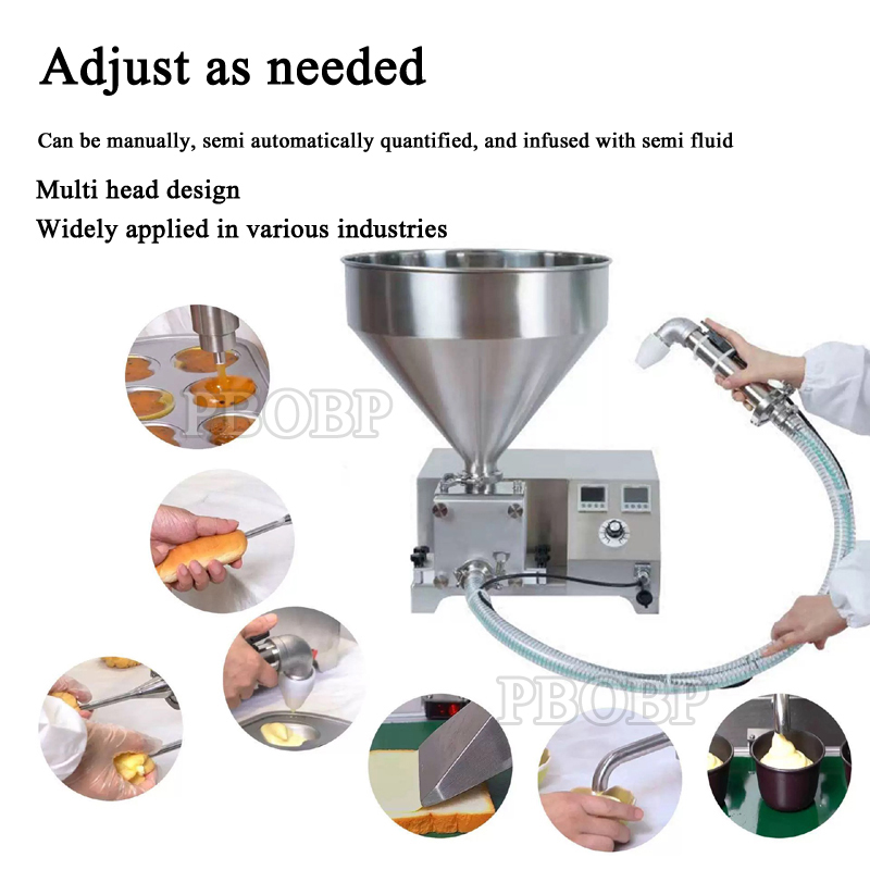 Semi Automatic Bread Jelly Fil - Donut Making Machine avaliação e preço
