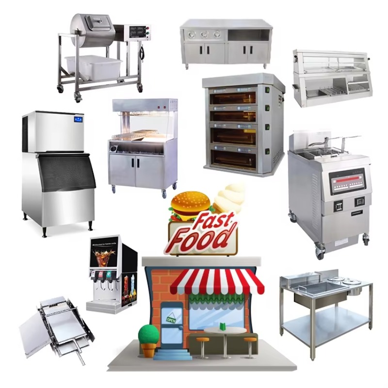 Fast Food Restaurant Equipment - Commercial Kitchen Layout avaliação e preço