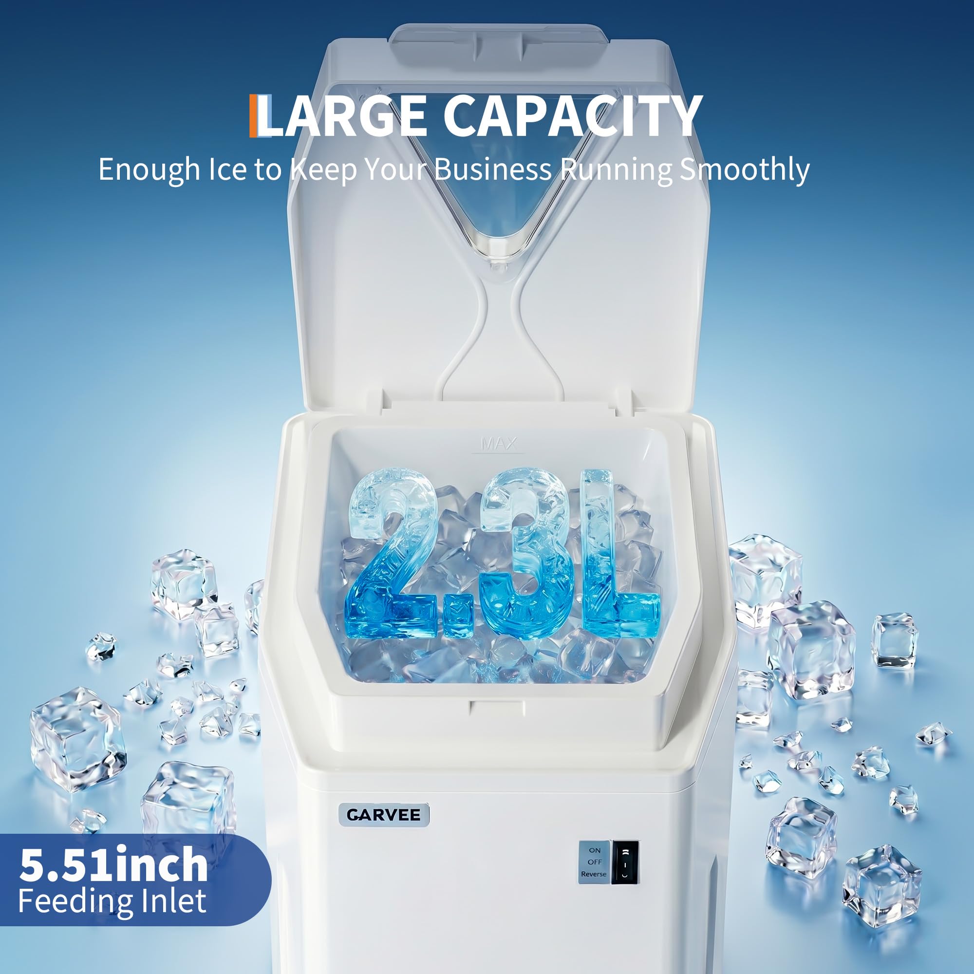 Heavy Duty Electric Ice Crushe - Commercial Ice Maker avaliação e preço