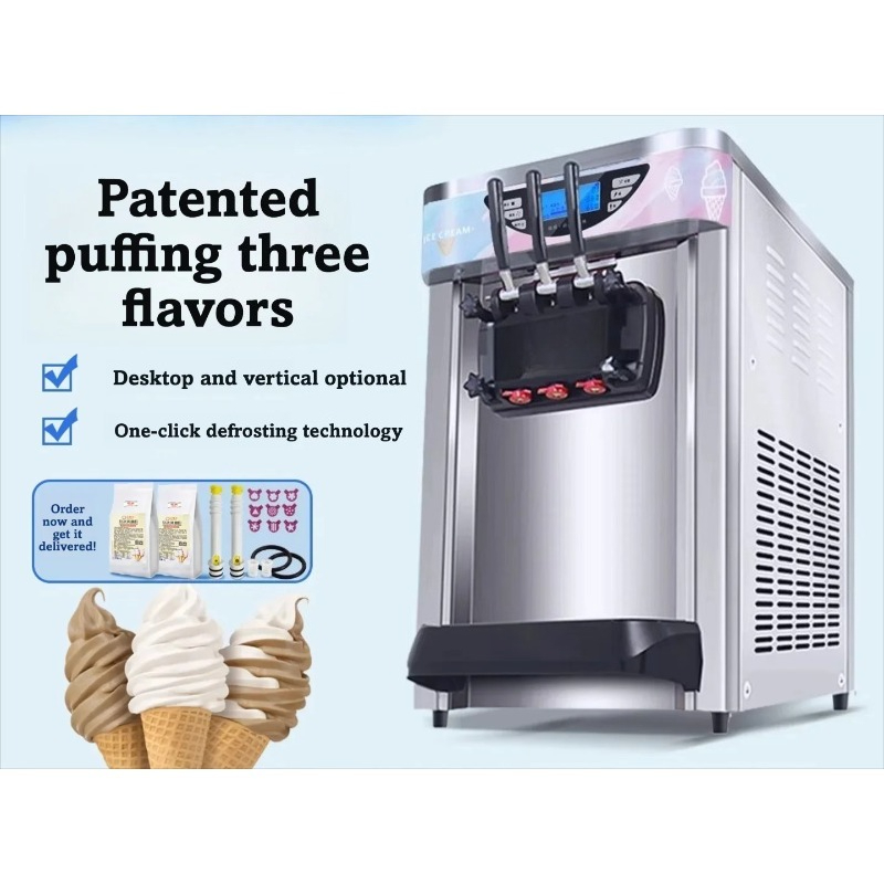 Commercial Soft Ice Cream Mach - Commercial Ice Maker avaliação e preço