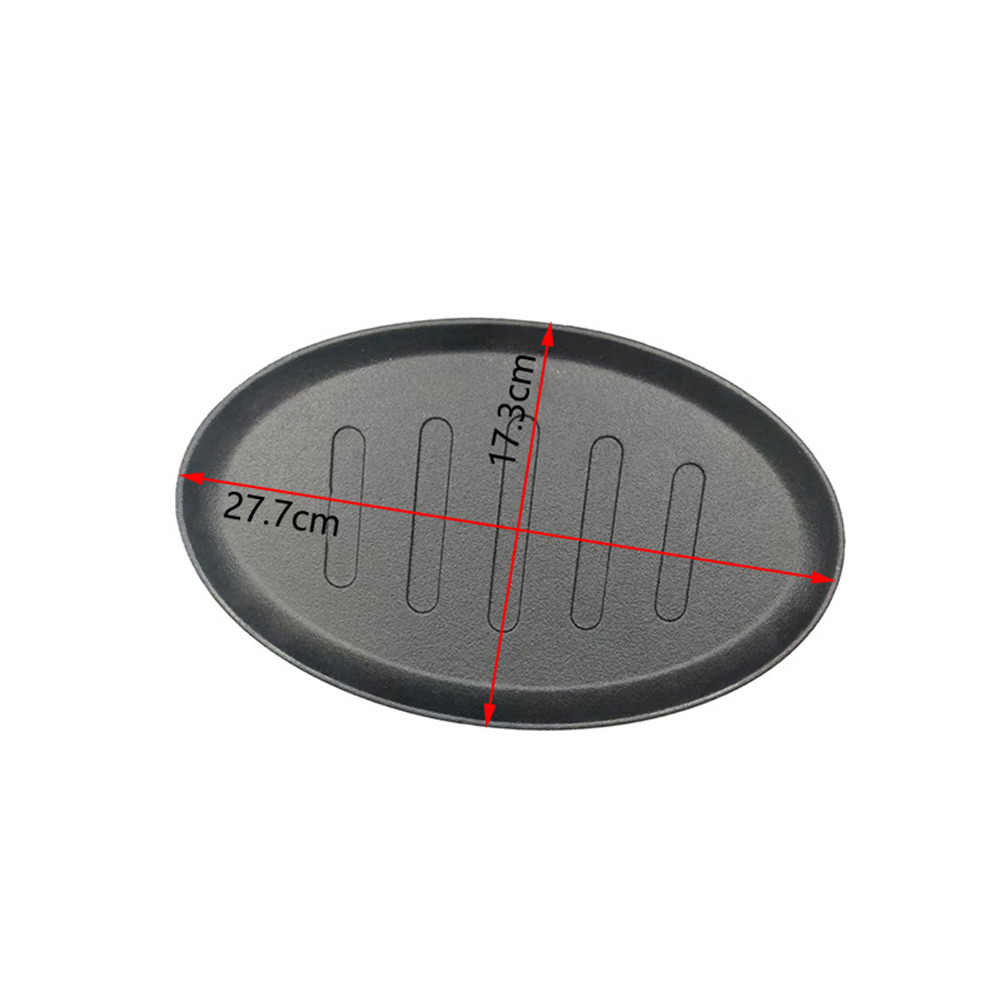 Oval Cast Iron Steak Plate Set - Teppanyaki Grill Table avaliação e preço