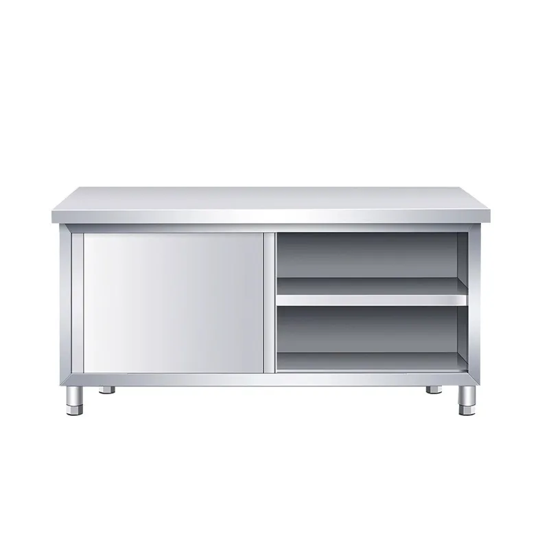 Bar Cart Stainless Steel Kitch - Commercial Kitchen Prep Table With Storage avaliação e preço